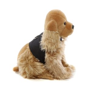 Solid Black Wuffles Vest