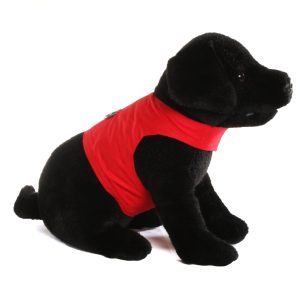 Solid Red Wuffles Vest